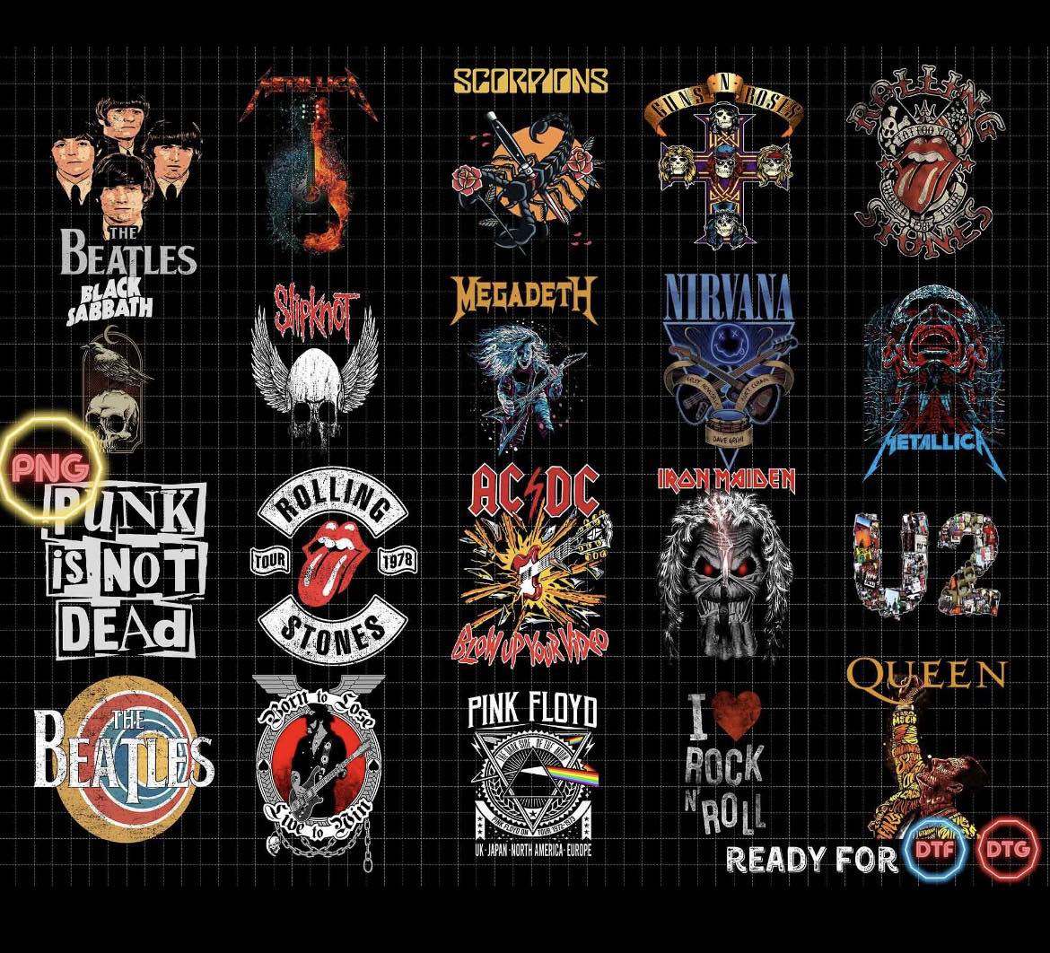 Vintage Rock Band Tshirt
