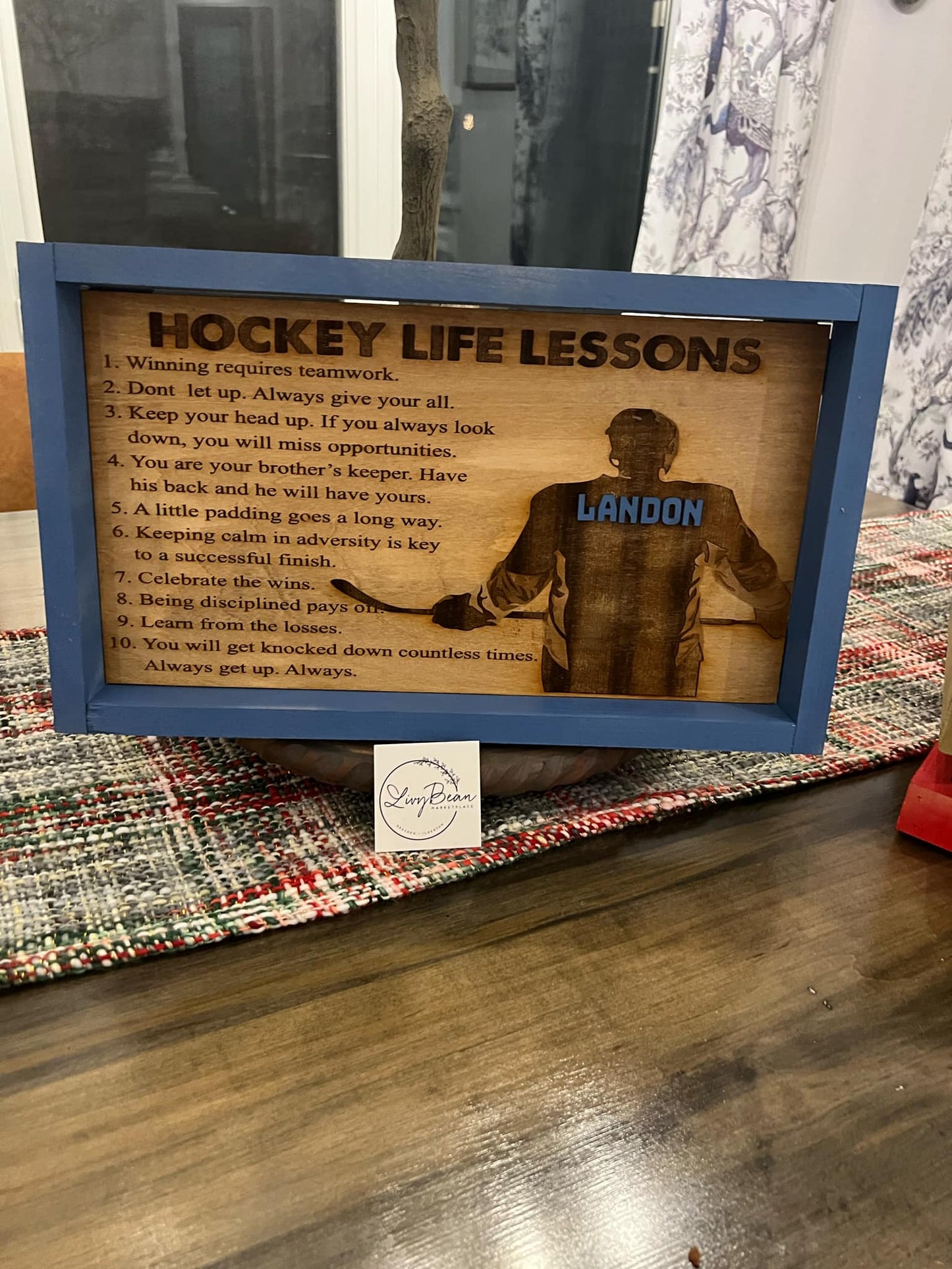 Sport Themed Personalized Sign