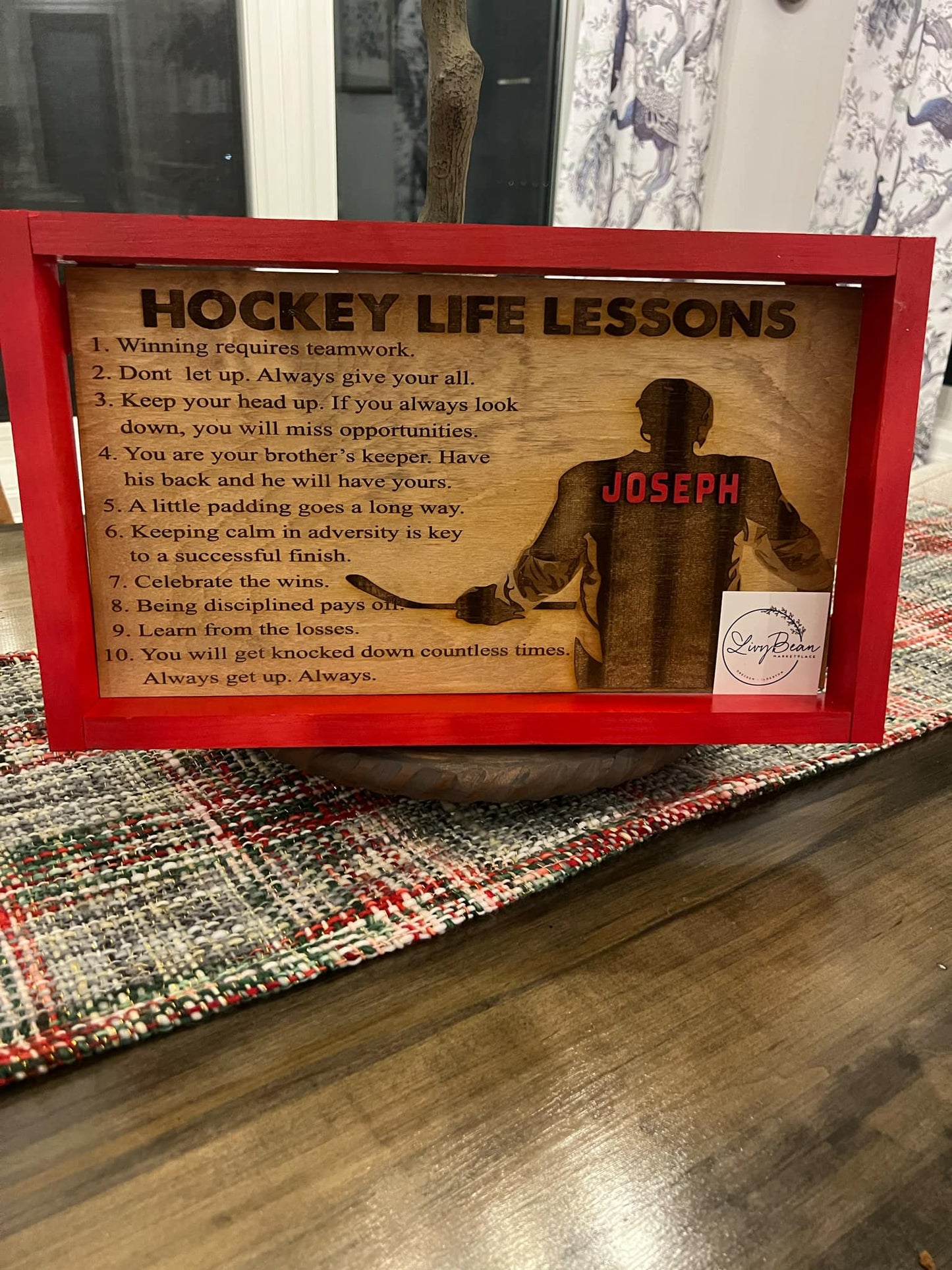 Sport Themed Personalized Sign