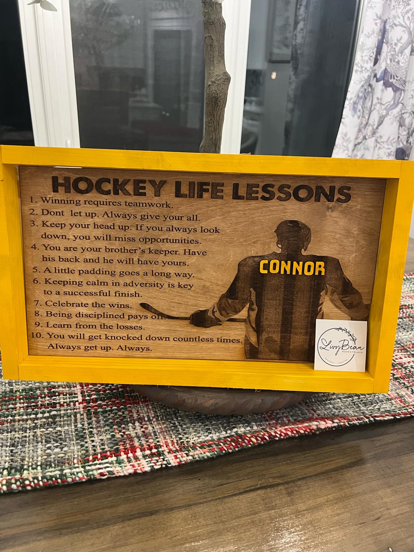 Sport Themed Personalized Sign