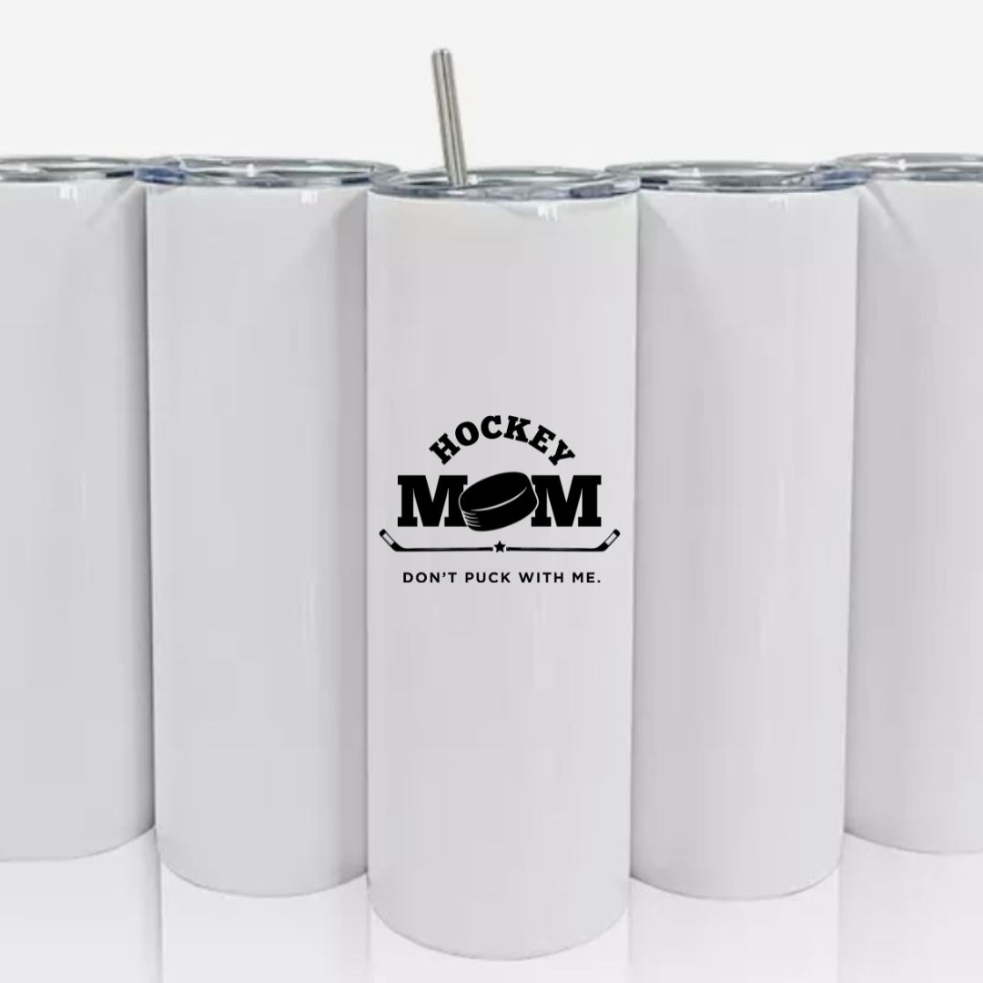 Double Walled Tall/Skinny Cup with Straw - Custom Design