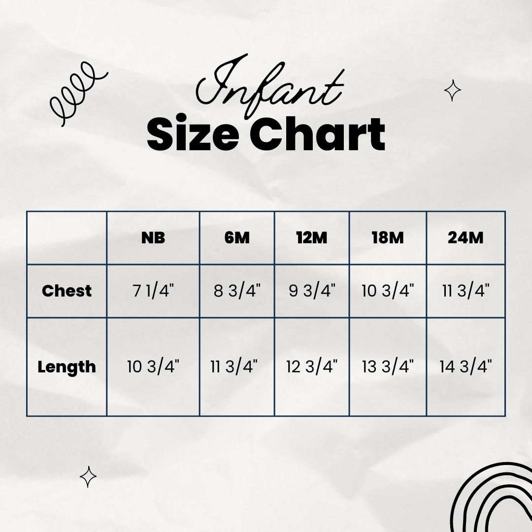 YOUR DESIGN Basic Infant Onesie HTV Print - 7 Colour Options
