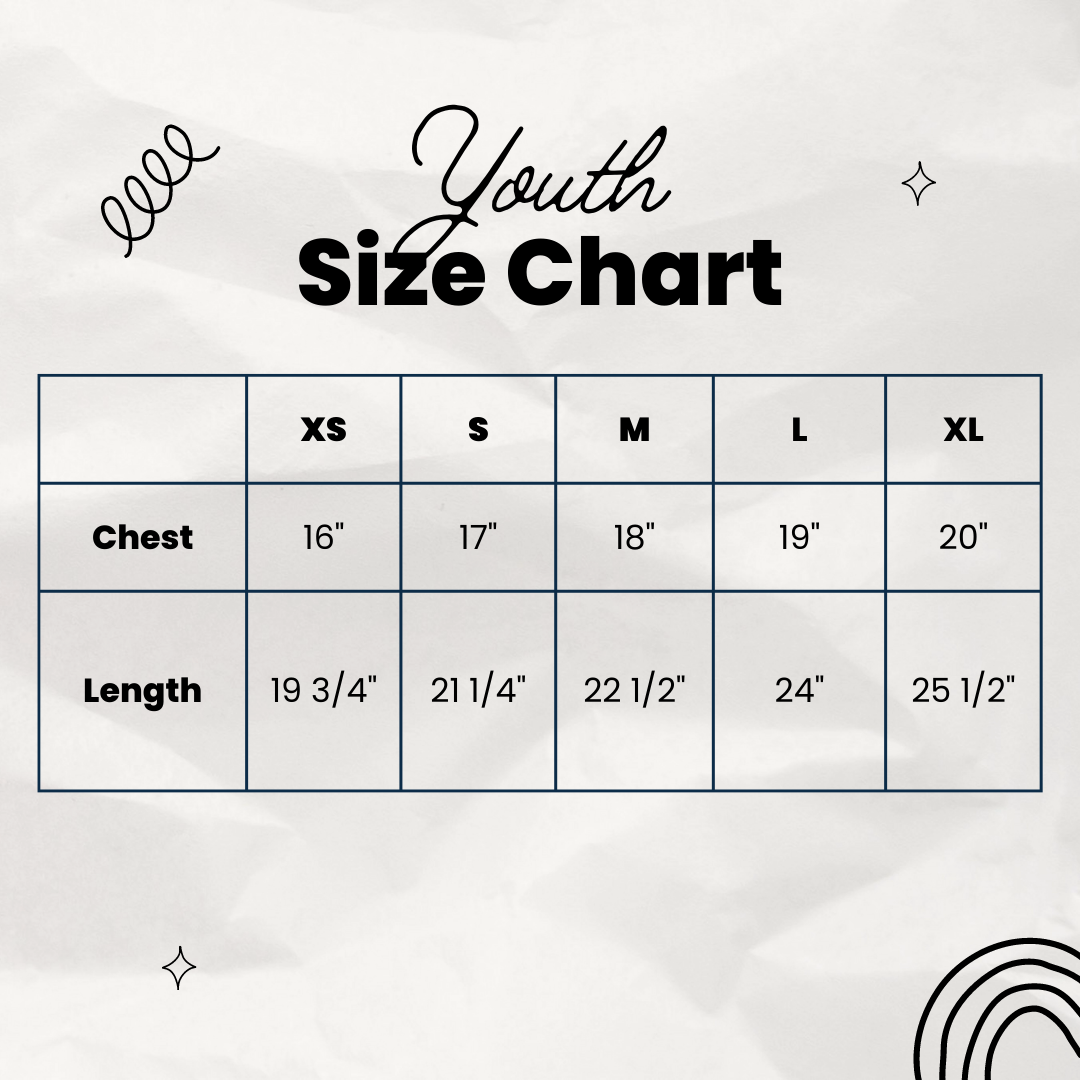 YOUR DESIGN Basic Youth Crew Hooded Sweatshirt HTV Print- 9 Colour Options