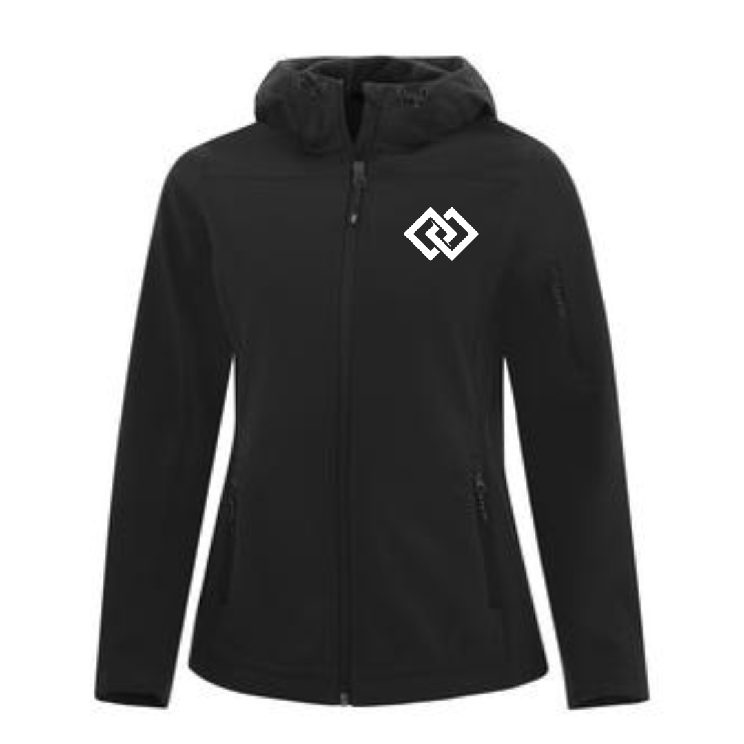 L7605 Womens Essential Lightweight Hooded Jacket- Branded
