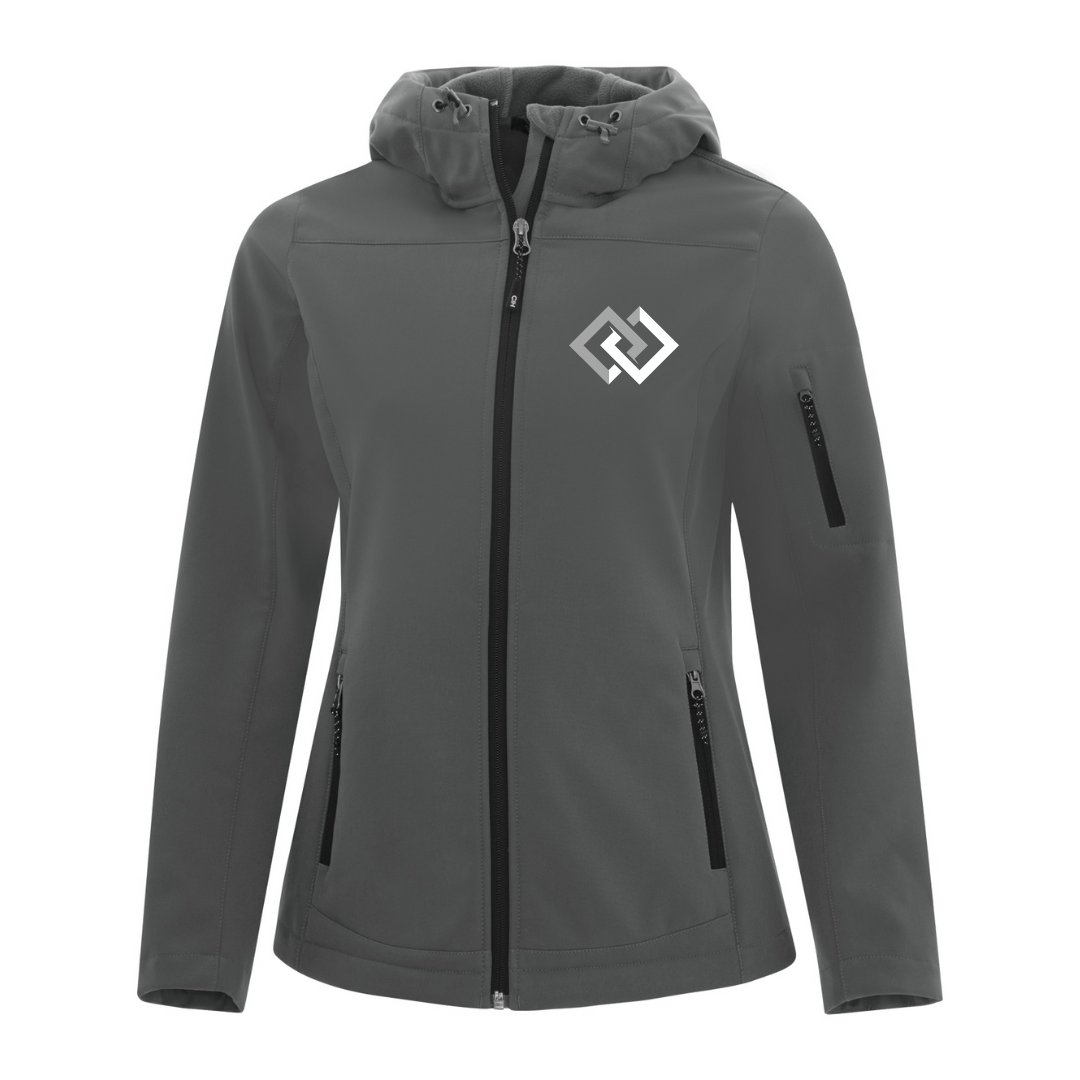 L7605 Womens Essential Lightweight Hooded Jacket- Branded