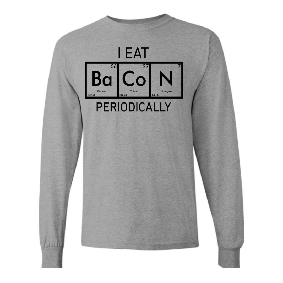 Basic Adult Long Sleeve Shirts - Bacon