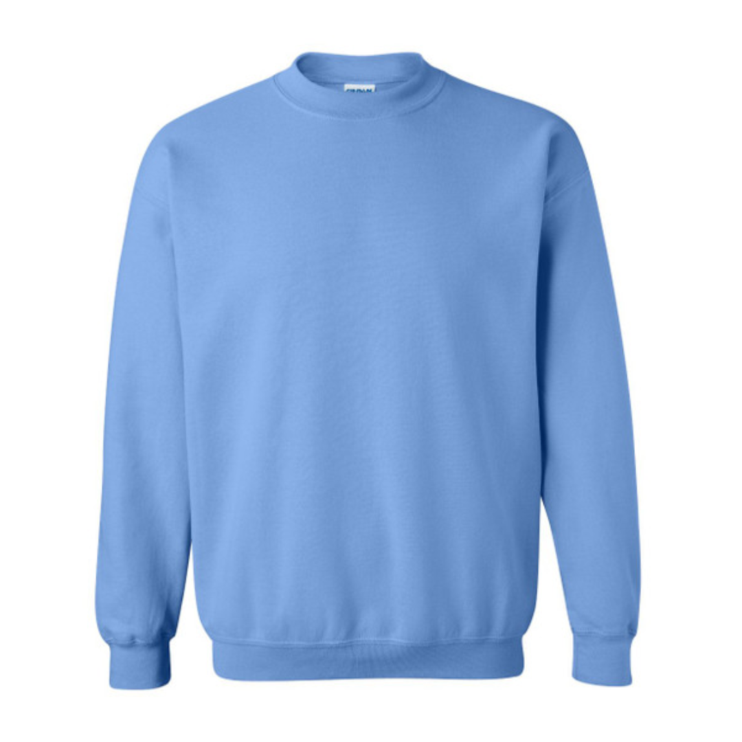 YOUR DESIGN Basic Adult Crew Sweatshirt HTV Print - 8 Colour Options