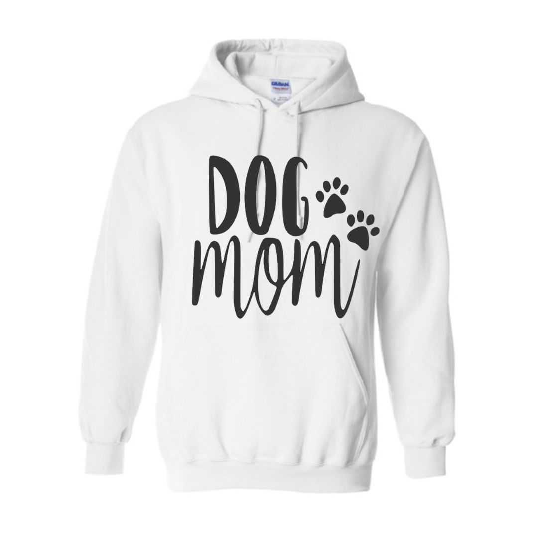 Basic Adult Hooded Sweatshirt - Dog Mom