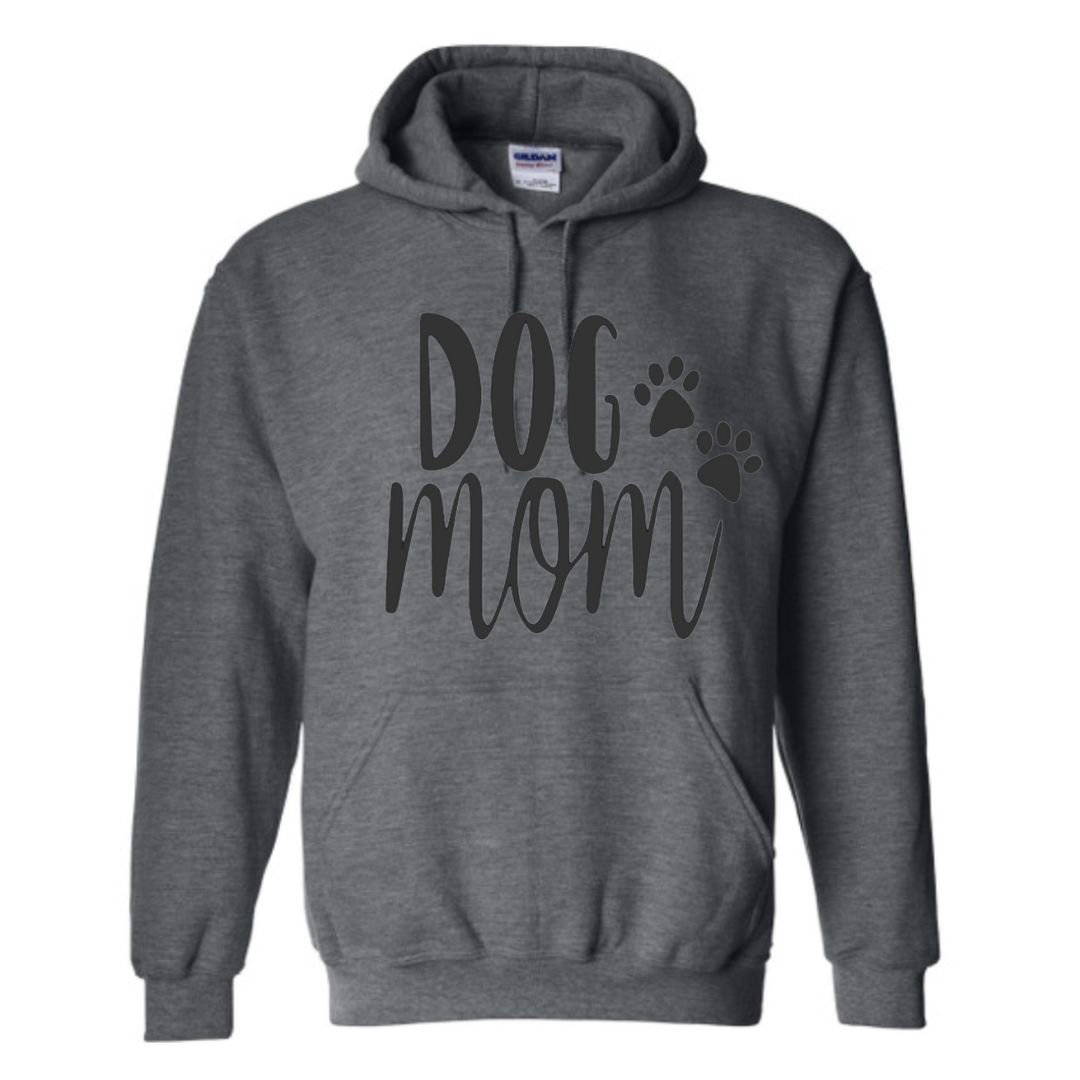 Basic Adult Hooded Sweatshirt - Dog Mom