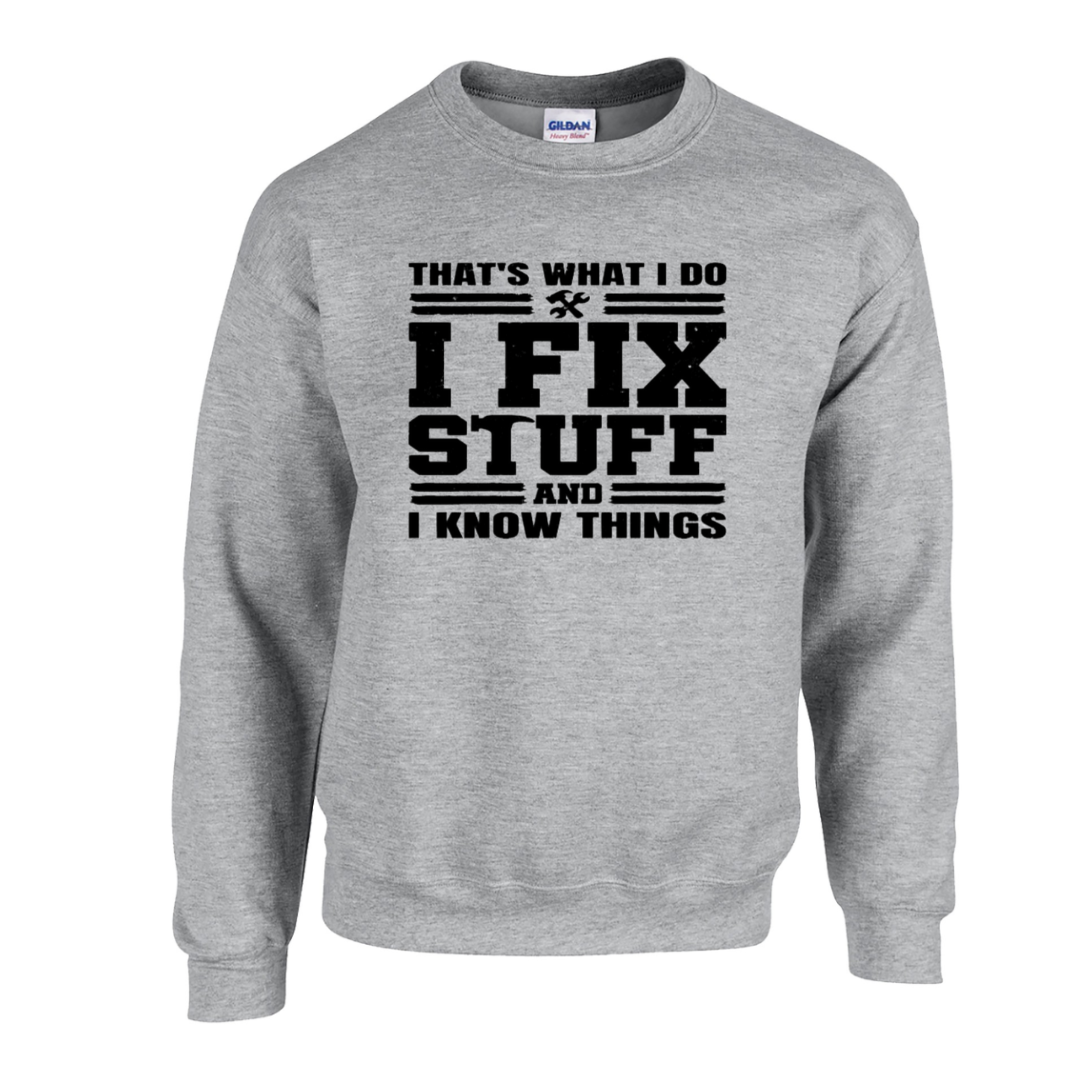 Basic Adult Crew Sweatshirt - Fix Stuff
