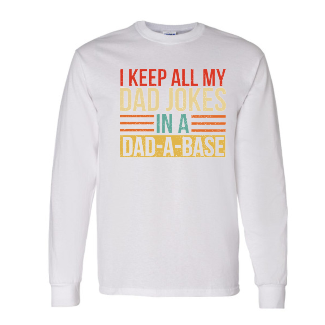 Basic Adult Long Sleeve Shirts -Dad Jokes