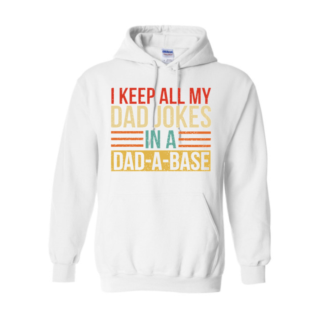 Basic Adult Hooded Sweatshirt Dad Jokes