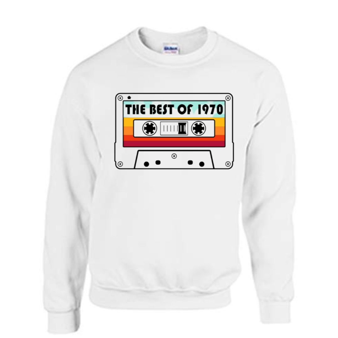 Custom Basic Adult Crew Sweatshirt - Best of Year