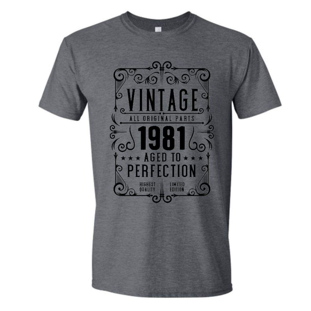 Custom Basic Adult T- Shirts -Vintage