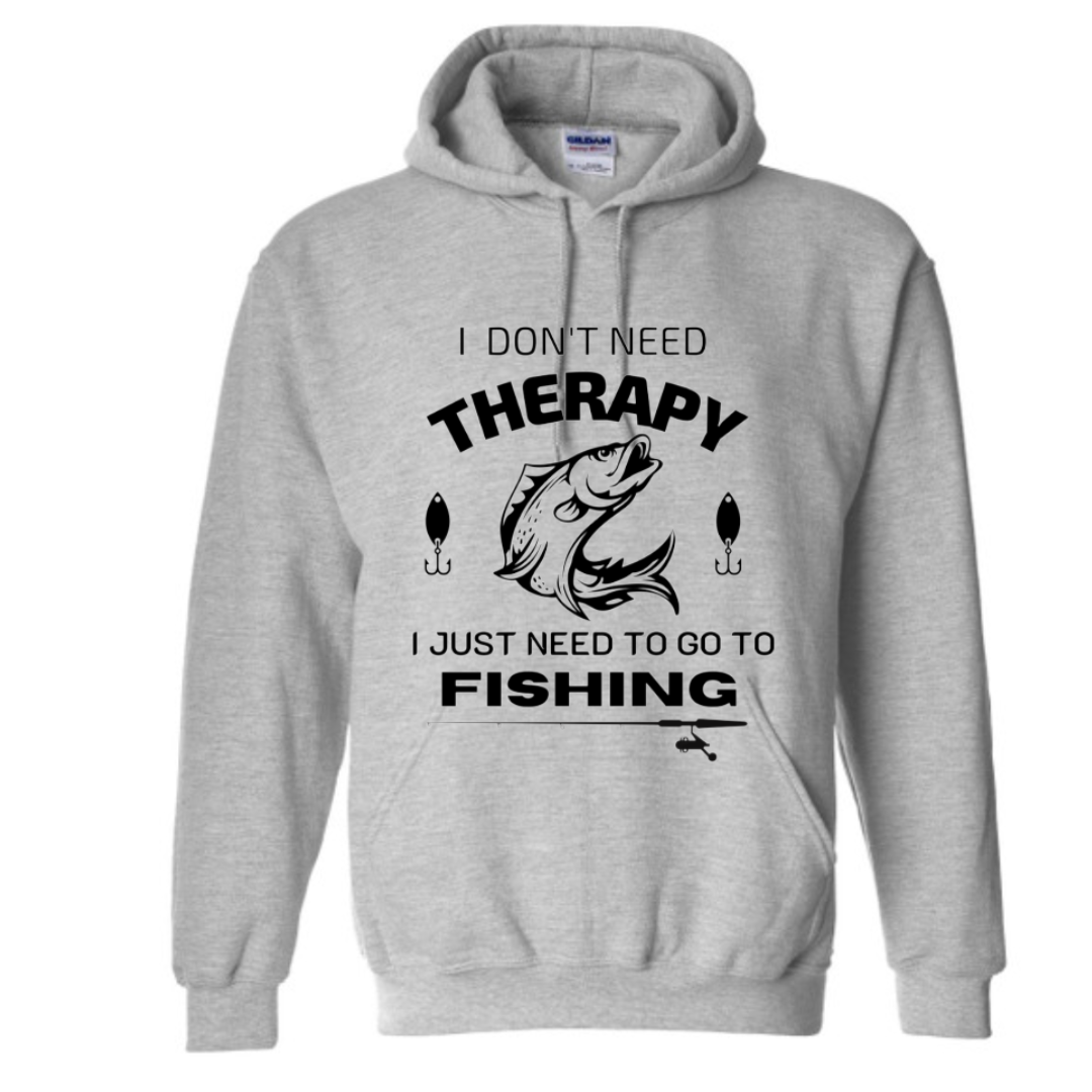 Basic Adult Hooded Sweatshirt - Fishing
