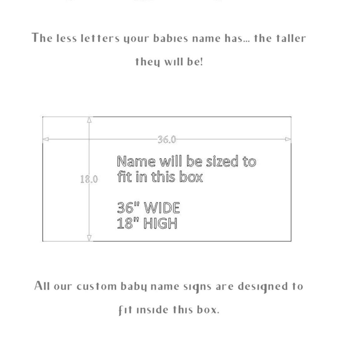 Custom Words Wall Sign