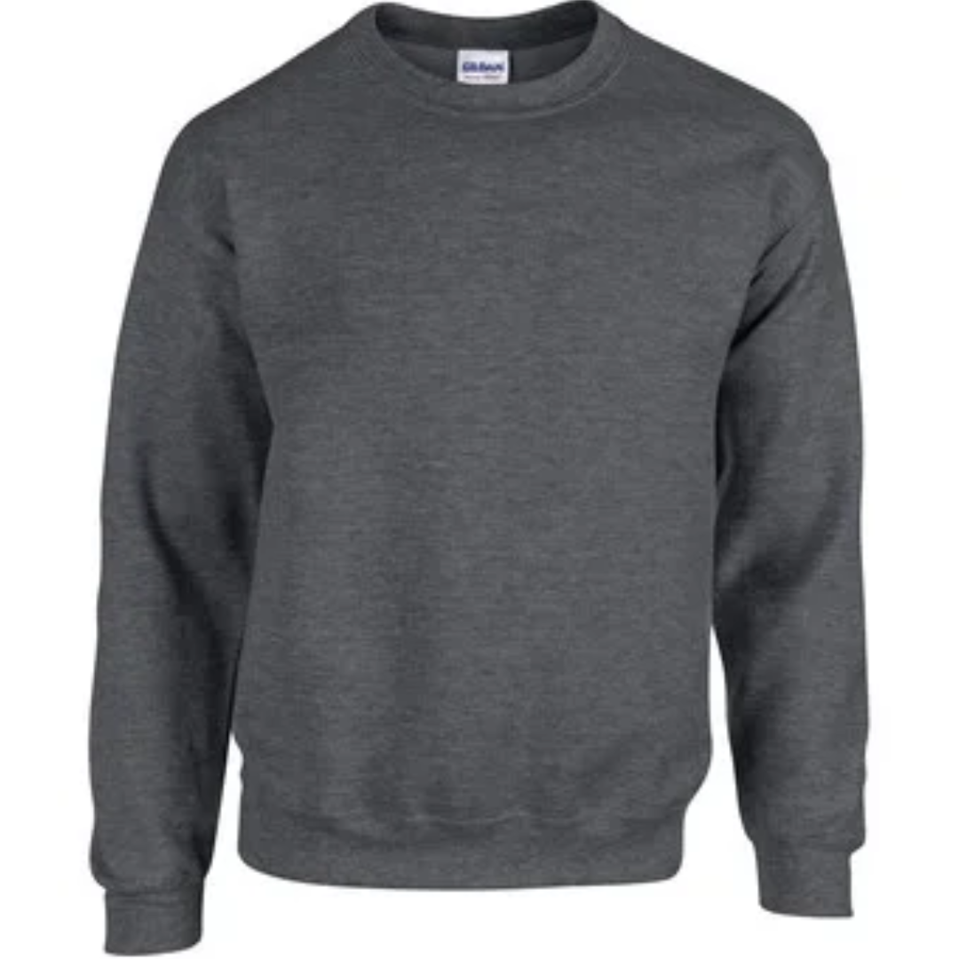 YOUR DESIGN Basic Adult Crew Sweatshirt HTV Print - 8 Colour Options