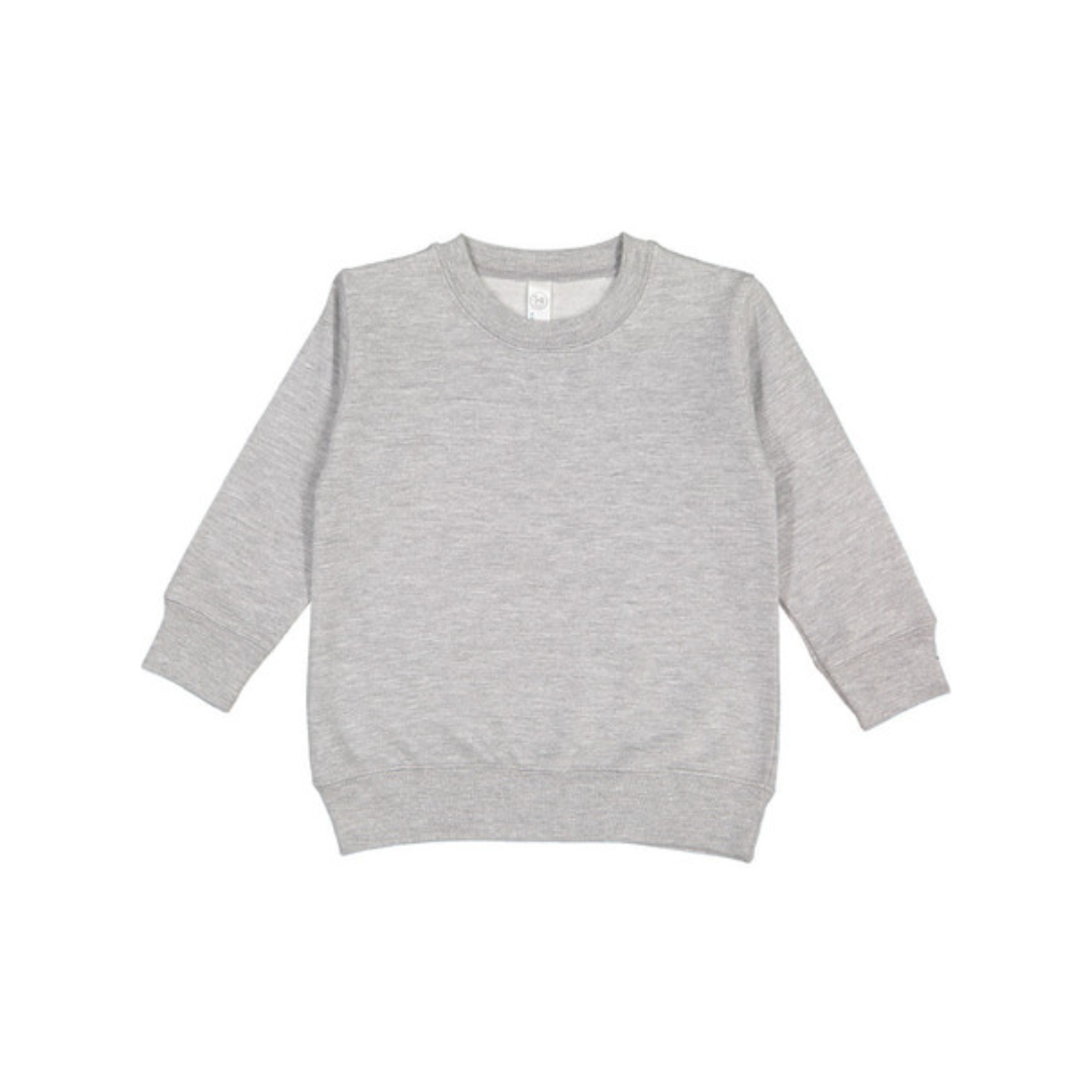 YOUR DESIGN Toddler Crew Sweatshirt HTV Print - 4 Colour Options
