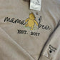 Mama Bear Embroidered Hoodie/Crewneck Sweatshirt