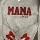 Mama Claus Glitter embroidered crew neck