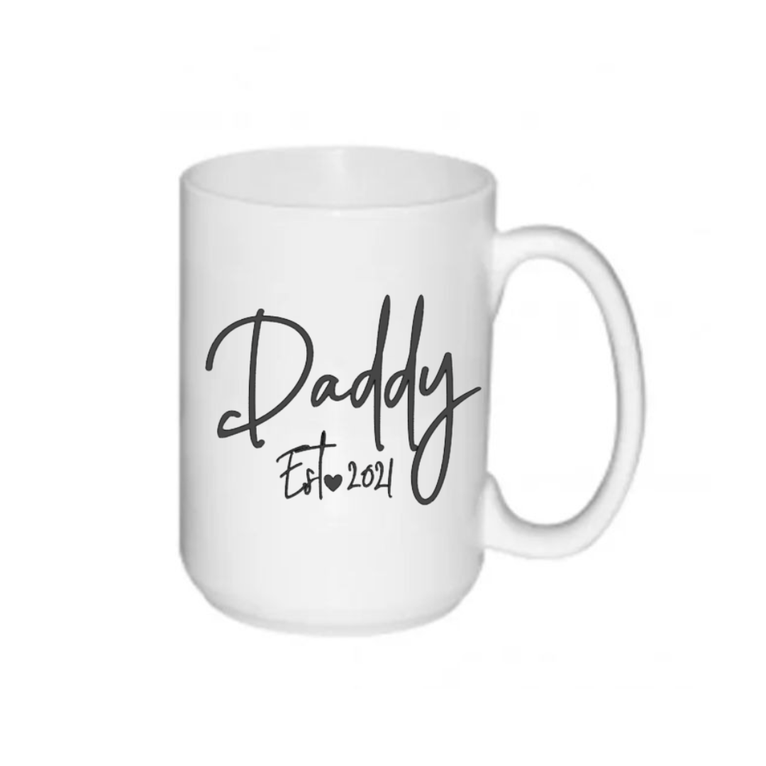 Custom Mug-Daddy Est.
