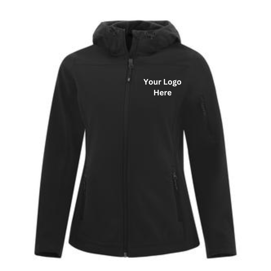 L7605 Womens Essential Lightweight Hooded Jacket- Branded