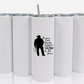 Double Walled Tall/Skinny Cup with Straw - Custom Design