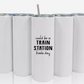 Double Walled Tall/Skinny Cup with Straw - Custom Design