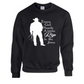 Basic Adult Crew Sweatshirt - Yellowstone Rip in Jeans