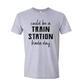 Basic Adult T- Shirts - Yellowstone Train Station Day