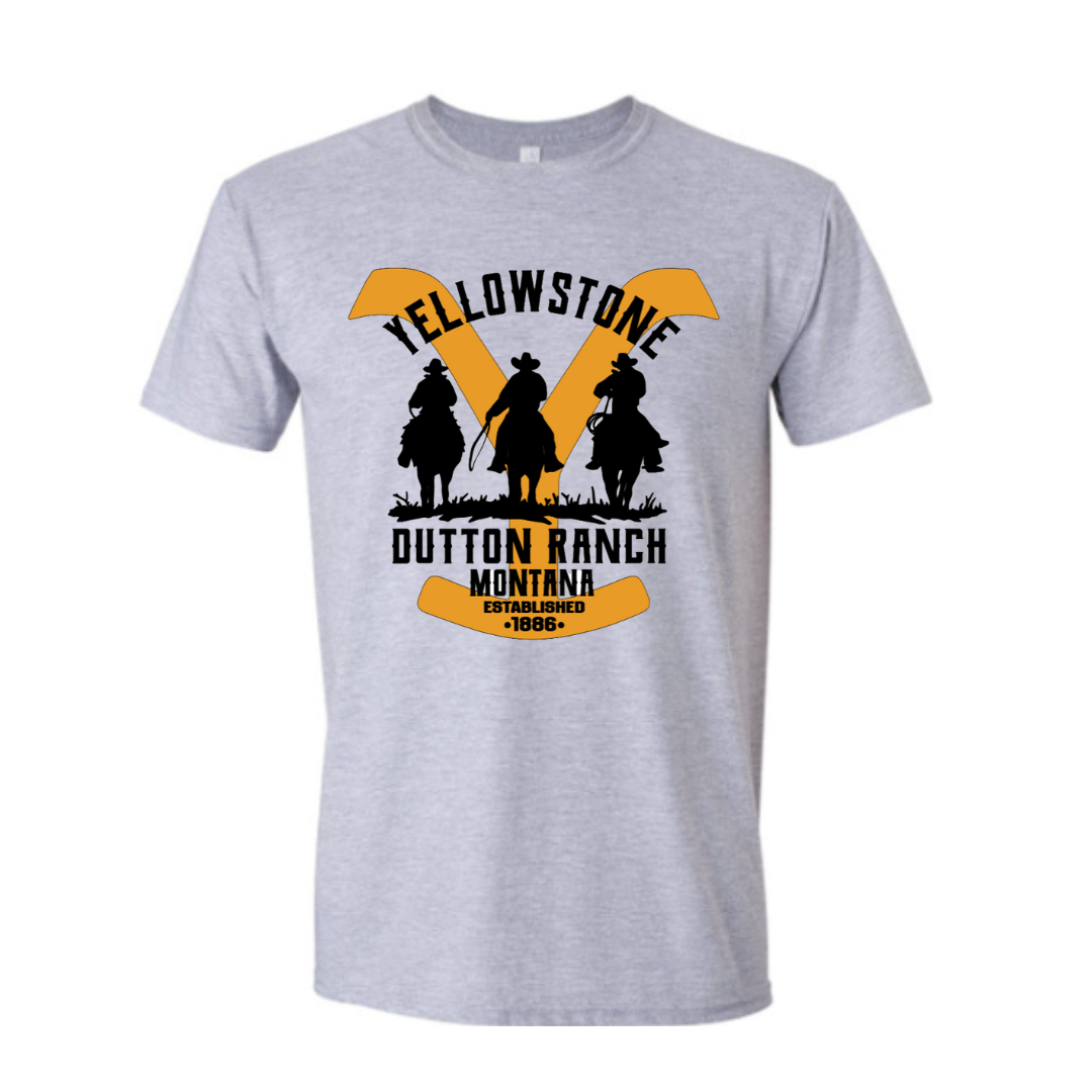 Basic Adult T- Shirts - Yellowstone Ranch