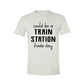 Basic Adult T- Shirts - Yellowstone Train Station Day
