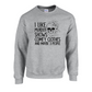 Basic Adult Crew Sweatshirt - Murder Shows and 3 People