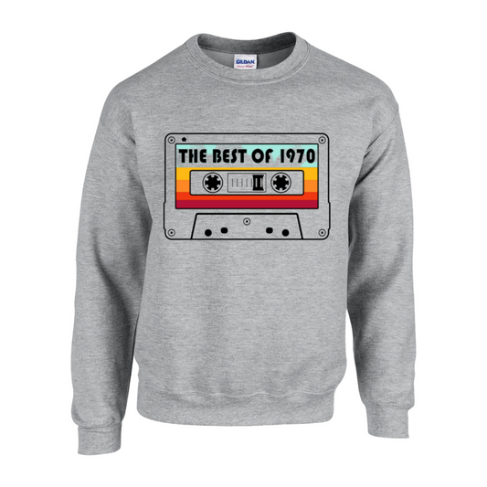 Custom Basic Adult Crew Sweatshirt - Best of Year