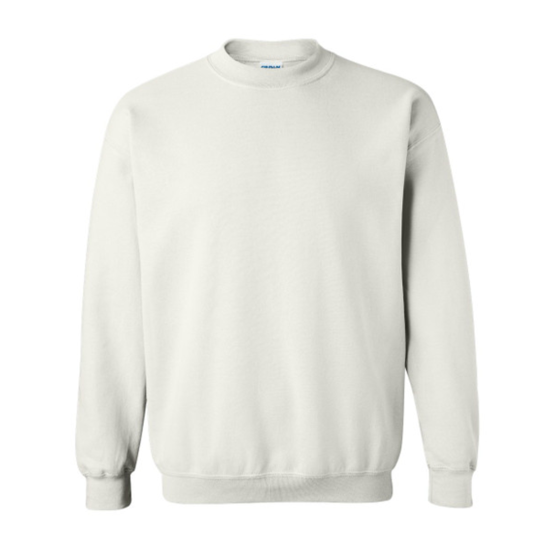 YOUR DESIGN Basic Adult Crew Sweatshirt HTV Print - 8 Colour Options