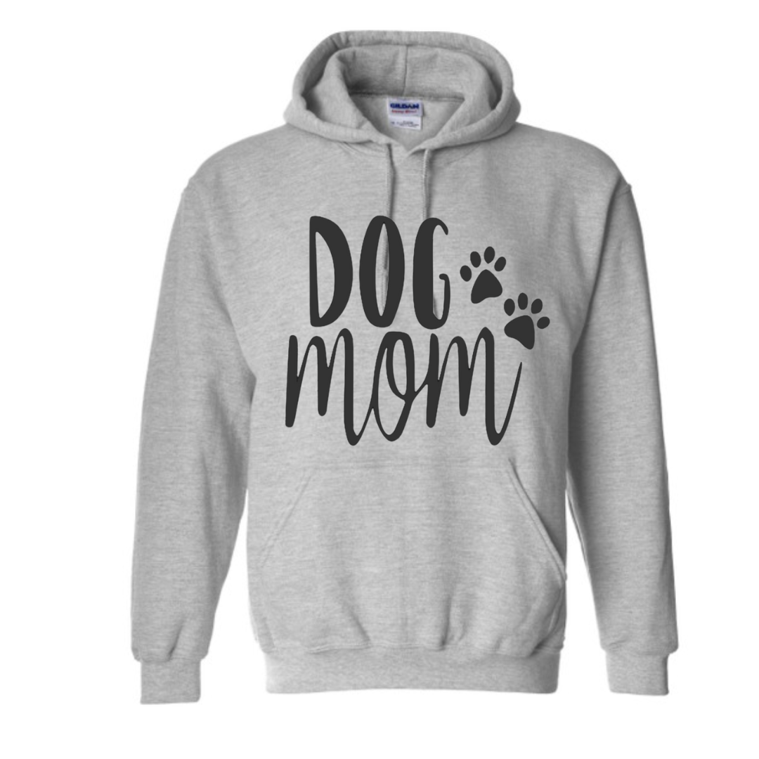Basic Adult Hooded Sweatshirt - Dog Mom