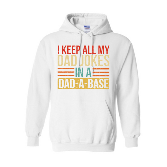 Basic Adult Hooded Sweatshirt Dad Jokes