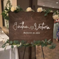 Custom Wedding Sign