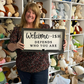 Wooden Wall Sign - Choose Your Size - Welcome-ish
