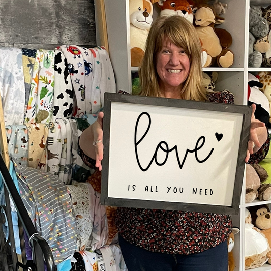 Wooden Wall Sign - Choose Your Size - All You Need