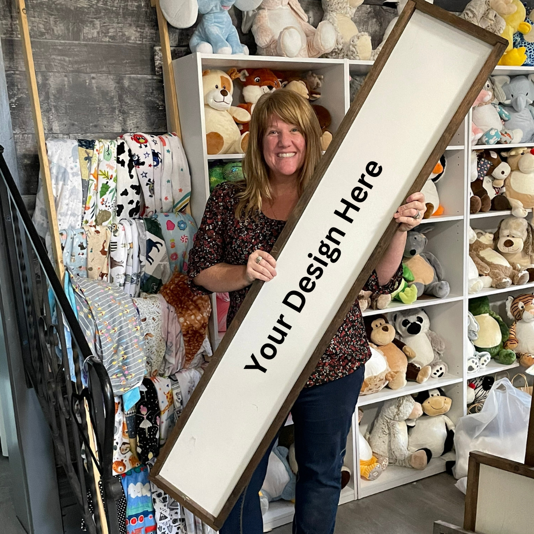 YOUR DESIGN Custom Wooden Signs - Various Sizes