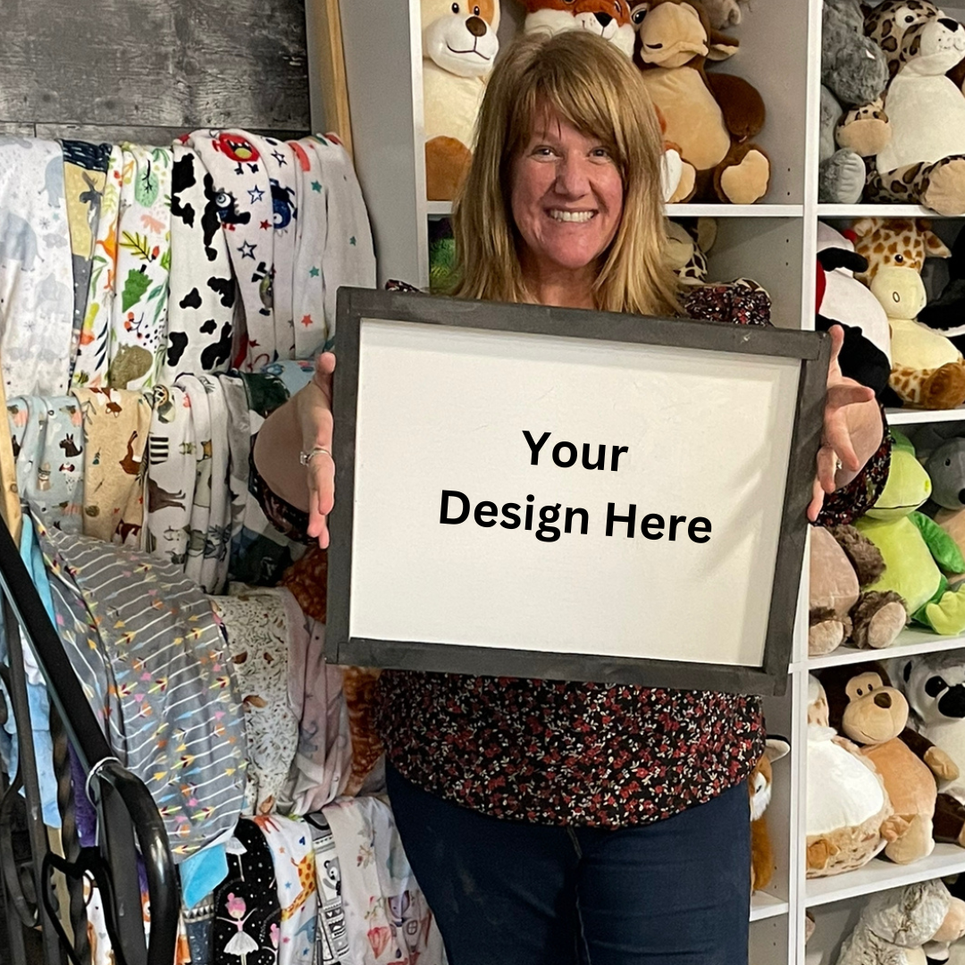 YOUR DESIGN Custom Wooden Signs - Various Sizes