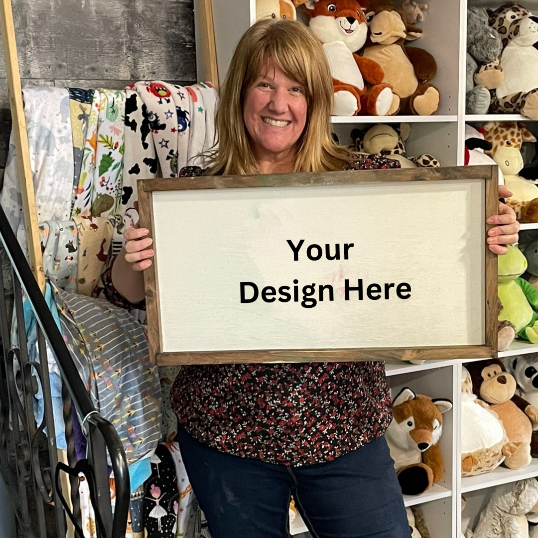 YOUR DESIGN Custom Wooden Signs - Various Sizes
