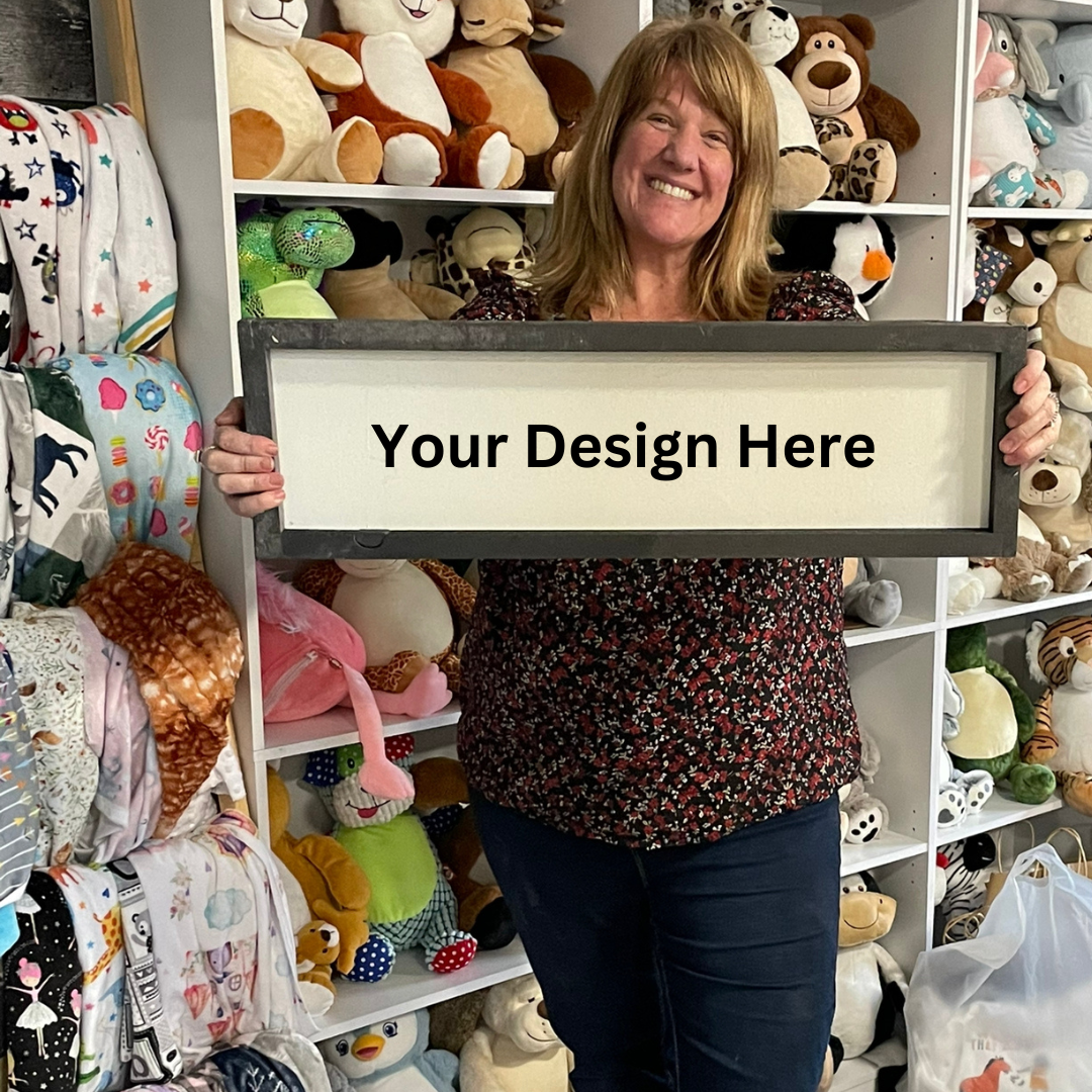 YOUR DESIGN Custom Wooden Signs - Various Sizes
