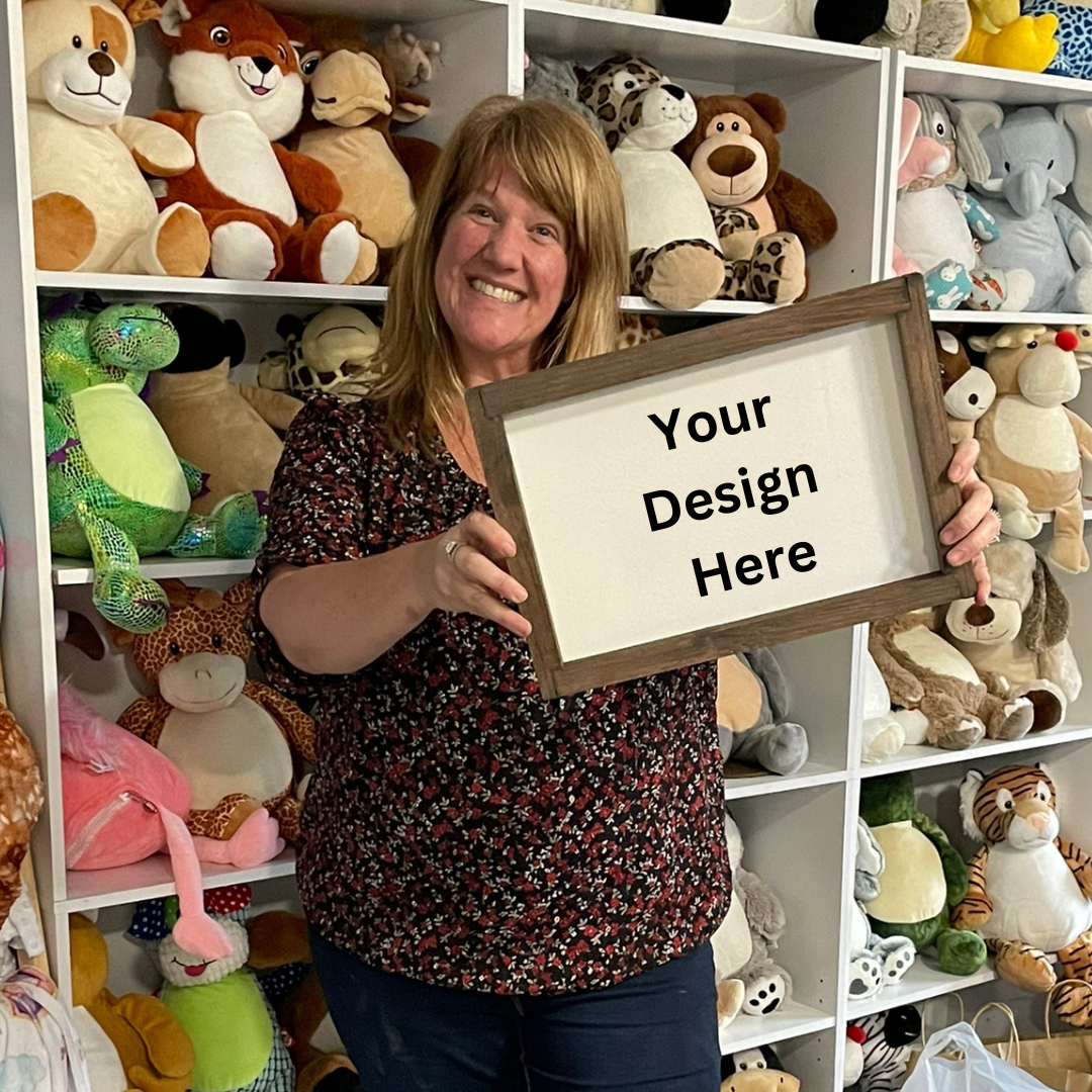 YOUR DESIGN Custom Wooden Signs - Various Sizes