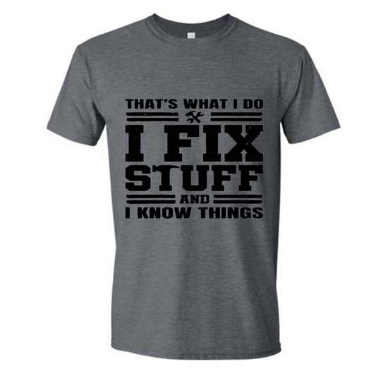 Basic Adult T- Shirts - Fix Stuff
