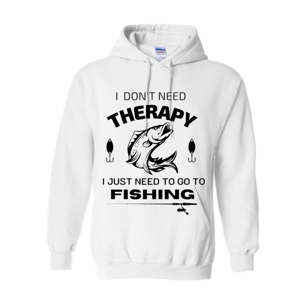Basic Adult Hooded Sweatshirt - Fishing