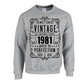 Custom Basic Adult Crew Sweatshirt - Vintage Year