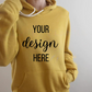YOUR DESIGN Premium Adult Hoodie - HTV Print - 9 Colour Options