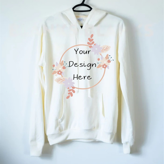 YOUR DESIGN Premium Adult Hoodie - Sublimation Print - 9 Colour Options